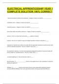 Electrical Apprenticeship Year 1
