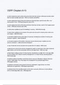 OSPP Chapters 8-10 exam questions with correct answers with complete A&plus;solution 2024&sol;2025