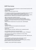 OSPP final review&period; exam questions with correct answers with complete A&plus;solution 2024&sol;2025