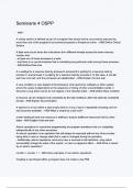 Seminarie 4 OSPP exam questions with correct answers with complete A&plus;solution 2024&sol;2025