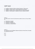 OSPP QUIZ exam questions with correct answers with complete A&plus;solution 2024&sol;2025