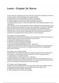 Lewis - Chapter 24&colon; Burns QUESTIONS AND CORRECT DETAILED ANSWERS WITH RATIONALES 2025&sol;2026 &lpar;VERIFIED ANSWERS&rpar; &vert;ALREADY GRADED A&plus;