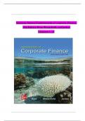 Solutions Manual For Fundamentals of Corporate Finance&comma; 13th Edition by Ross&comma; Westerfield&comma; and Jordan&comma; Verified Chapters 1 - 27&comma; Complete Newest Version