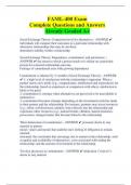 FAML-400 Exam Complete Questions and Answers Already Graded A&plus;