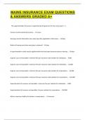 Maine Insurance Exam