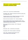 CEA test 1 exam questions with complete solutions 2024&period;