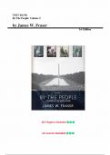 Test Bank for By The People&colon; Volume 2 1st Edition &lpar;Fraser&comma; 2015&rpar; &comma; Chapter 1-30 &vert; Complete Guide A&plus;