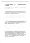 FIN 400 Midterm Exam with Questions and Answers