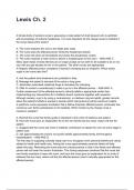Lewis Ch&period; 2 QUESTIONS AND CORRECT DETAILED ANSWERS WITH RATIONALES 2025&sol;2026 &lpar;VERIFIED ANSWERS&rpar; &vert;ALREADY GRADED A&plus;