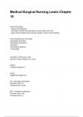 Medical-Surgical Nursing Lewis Chapter 16 Questions and Answers with Explanations &lpar;2026&sol;2027&rpar;