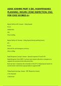 ADOC JOSMRC PART 3 &lpar;DC&comma; MAINTENANCE PLANNING&comma; INSURV&comma; ZONE INSPECTION&comma; ENG FOR CDO&rpar; SCORED A&plus;