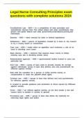Legal Nurse Consulting Principles exam questions with complete solutions 2024&period;