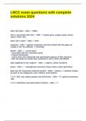 LNCC exam questions with complete solutions 2024&period;