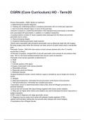 CGRN &lpar;Core Curriculum&rpar; HO - Term20 QUESTIONS AND CORRECT DETAILED ANSWERS WITH RATIONALES 2025&sol;2026 &lpar;VERIFIED ANSWERS&rpar; &vert;ALREADY GRADED A&plus;