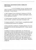 EHR FINAL QUESTIONS WITH COMPLETE SOLUTIONS