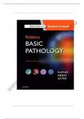 Test Bank for Robbins Basic Pathology 10th Edition by Vinay Kumar&comma; Abul K&period; Abba & Jon C&period; Aster 9780323353175 Chapter 1-24 &vert; Complete Guide A&plus;