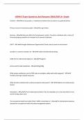 COHN-S Exam Questions And Answers 2024&sol;2025 A&plus; Grade