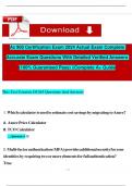 Az 900 Certification Exam 2024 Actual Exam Complete Accurate Exam Questions With Detailed Verified Answers &lpar;100&percnt; Guaranteed Pass&rpar; &vert;&vert;Complete A&plus; Guide