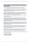 Home Inspector National Exam Prep Questions and Answers&period;