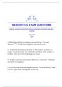 NEBOSH IOG EXAM QUESTIONS WITH GUARANTEED ACCURATE ANSWERS &vert;VERIFIED