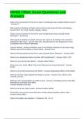 NS431 FINAL Exam Questions and Answers