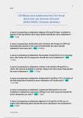 ATI MEDICATION ADMINISTRATION TEST EXAM QUESTIONS AND ANSWERS UPDATED &lpar;2024&sol;2025&rpar; &lpar;VERIFIED ANSWERS&rpar;
