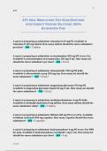 ATI&colon; ORAL MEDICATIONS TEST EXAM QUESTIONS WITH CORRECT VERIFIED SOLUTIONS 100&percnt; GUARANTEED PASS