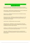 CS6400 Database Study Set Questions and Answers Verified 100&percnt; Correct