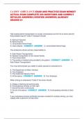 CA DMV AMBULANCE EXAM AND PRACTICE EXAM NEWEST  ACTUAL EXAM COMPLETE 250 QUESTIONS AND CORRECT  DETAILED ANSWERS &lpar;VERIFIED ANSWERS&rpar; &vert;ALREADY  GRADED A