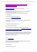 HESI Infection Control Practice Exam 2024 TOP PREDICTION ANSWERED