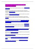 HESI Infection Control Practice Exam 2024 TOP PREDICTION ANSWERED