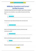 MNB1601 Questions and Correct  Verified Answers