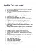 HAZMAT Tech&period; study guide I QUESTIONS AND CORRECT DETAILED ANSWERS WITH RATIONALES 2025&sol;2026 &lpar;VERIFIED ANSWERS&rpar; &vert;ALREADY GRADED A&plus;