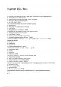 Hazmat CDL Test QUESTIONS AND CORRECT DETAILED ANSWERS WITH RATIONALES 2025&sol;2026 &lpar;VERIFIED ANSWERS&rpar; &vert;ALREADY GRADED A&plus;