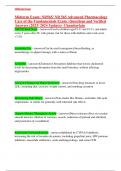 Midterm Exam&colon; NR565&sol; NR 565 Advanced Pharmacology Care of the Fundamentals Exam &vert; Questions and Verified Answers &lpar;2023&sol; 2024 Update&rpar;- Chamberlain