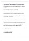 Capstone Fundamentals Assessment Exam 2024&sol;2025