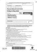 Edexcel-As-level-statistics-paper-2026 &lpar;8MA0&sol;21&rpar;