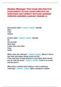 Zaxbys Manager Test EXAM AND PRACTICE  EXAM NEWEST ACTUAL EXAM COMPLETE 300 QUESTIONS AND CORRECT DETAILED ANSWERS  &lpar;VERIFIED ANSWERS&rpar; &vert;ALREADY GRADED A&plus;