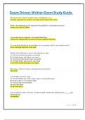 Guam Drivers Written Exam and Study Guide