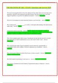 FOUNDATIONS OF ABA - EXAM 1 Questions and Answers 2025