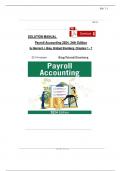 Solution Manual for Payroll Accounting 2024&comma; 34th Edition by Bernard J&period; Bieg&comma; Bridget Stomberg&comma; Chapters 1 - 7&comma; Complete Verified Newest Version