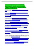 WGU C215 OPERATION MANAGEMENT PVDC QUESTIONS AND CORRECT DETAILED ANSWERS &lpar;VERIFIED ANSWERS&rpar; LATEST UPDATES &vert;ALREADY GRADED A&plus; &lbrace;ACTUAL EXAM&rcub;