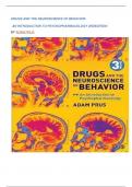DRUGS AND THE NEUROSCIENCE OF BEHAVIOR&colon; AN INTRODUCTION TO PSYCHOPHARMACOLOGY 3RD EDITION BY ADAM PRUS latest update
