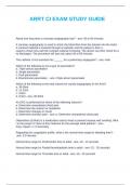 ARRT CI EXAM STUDY GUIDE
