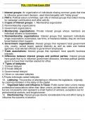 Pol 1133 final exam review &lpar;fall 2024 latest