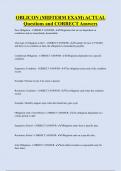 OBLICON &lpar;MIDTERM EXAM&rpar; ACTUAL  Questions and CORRECT Answers