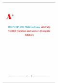 NURS 6521 Midterm Exam Walden University &lpar;COMPLETE SOLUTION&rpar; LATEST 2024 with actual answers