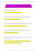 CVS - MCQ Questions and Answers &vert; Latest Version &vert; 2024&sol;2025 &vert; 100&percnt; Pass
