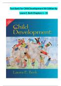 Test Bank For Child Development 9th Edition by Laura E&period; Berk Chapters 1 - 15