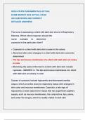 HESI LPN&sol;PN FUNDAMENTALS ACTUAL  EXAM NEWEST 2024 ACTUAL EXAM  420 QUESTIONS AND CORRECT  DETAILED ANSWERS